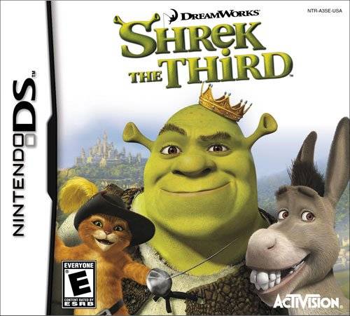 Shrek the Third Front Cover - Nintendo DS Pre-Played