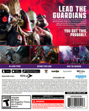 Marvel's Guardians of the Galaxy Back Cover - Playstation 5 Pre-Played