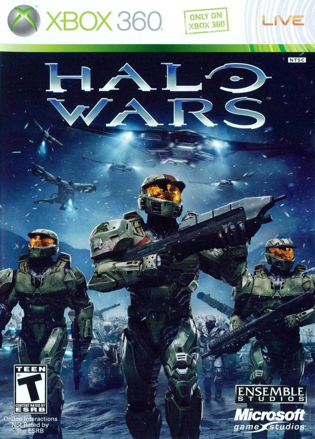 Halo Wars Front Cover - Xbox 360 Pre-Played