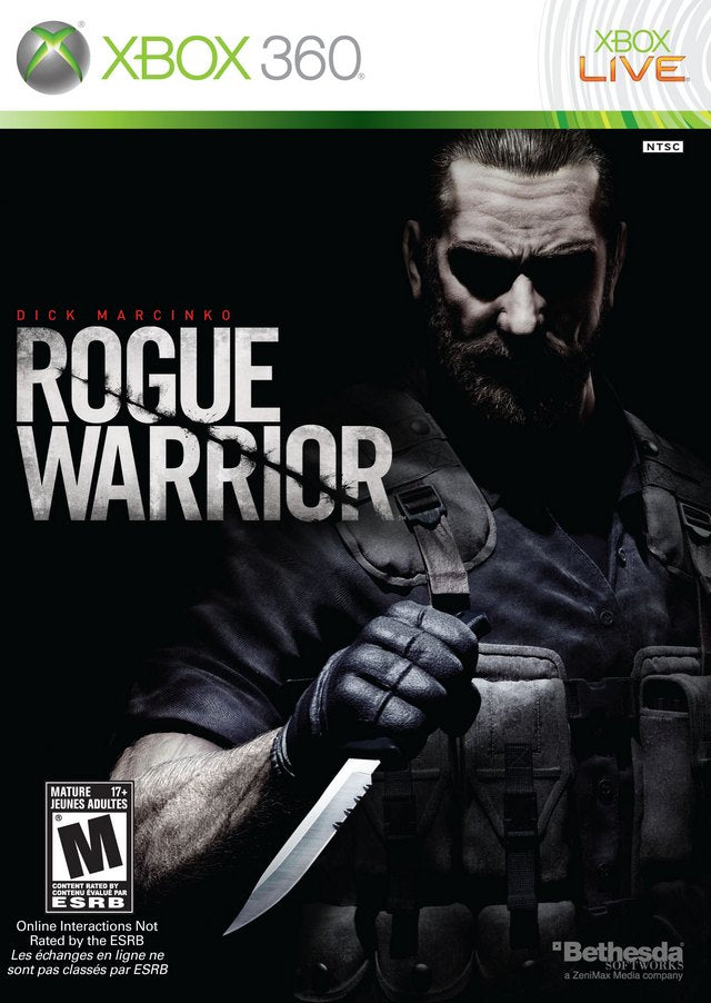 Rogue Warrior Front Cover - Xbox 360 Pre-Played