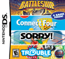 Battleshop / Connect Four / Sorry! / Trouble - Nintendo DS Pre-Played