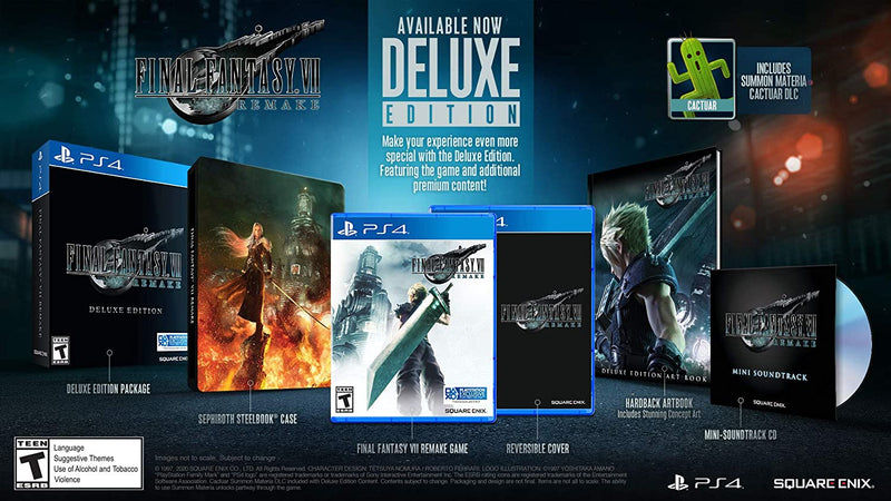 Final Fantasy VII Remake Deluxe - Playstation 4 Pre-Played