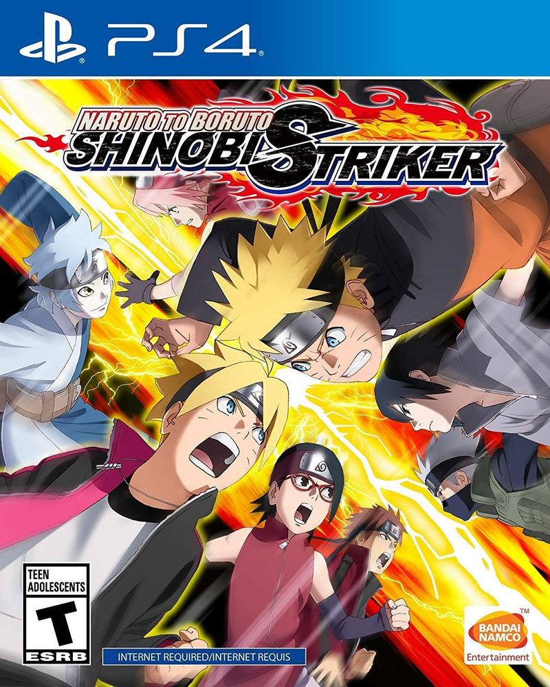 Naruto to Boruto Shinobi Striker Front Cover - Playstation 4 Pre-Played