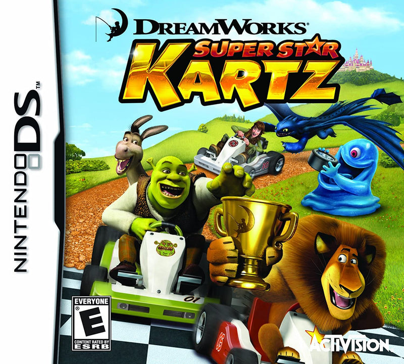 DreamWorks Super Star Kartz Front Cover - Nintendo DS Pre-Played