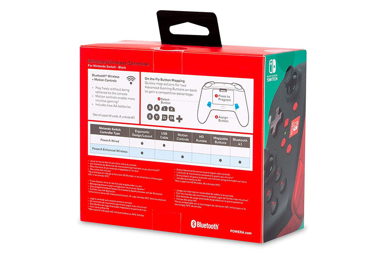 Power A Enhanced Wireless Controller Black - Nintendo Switch