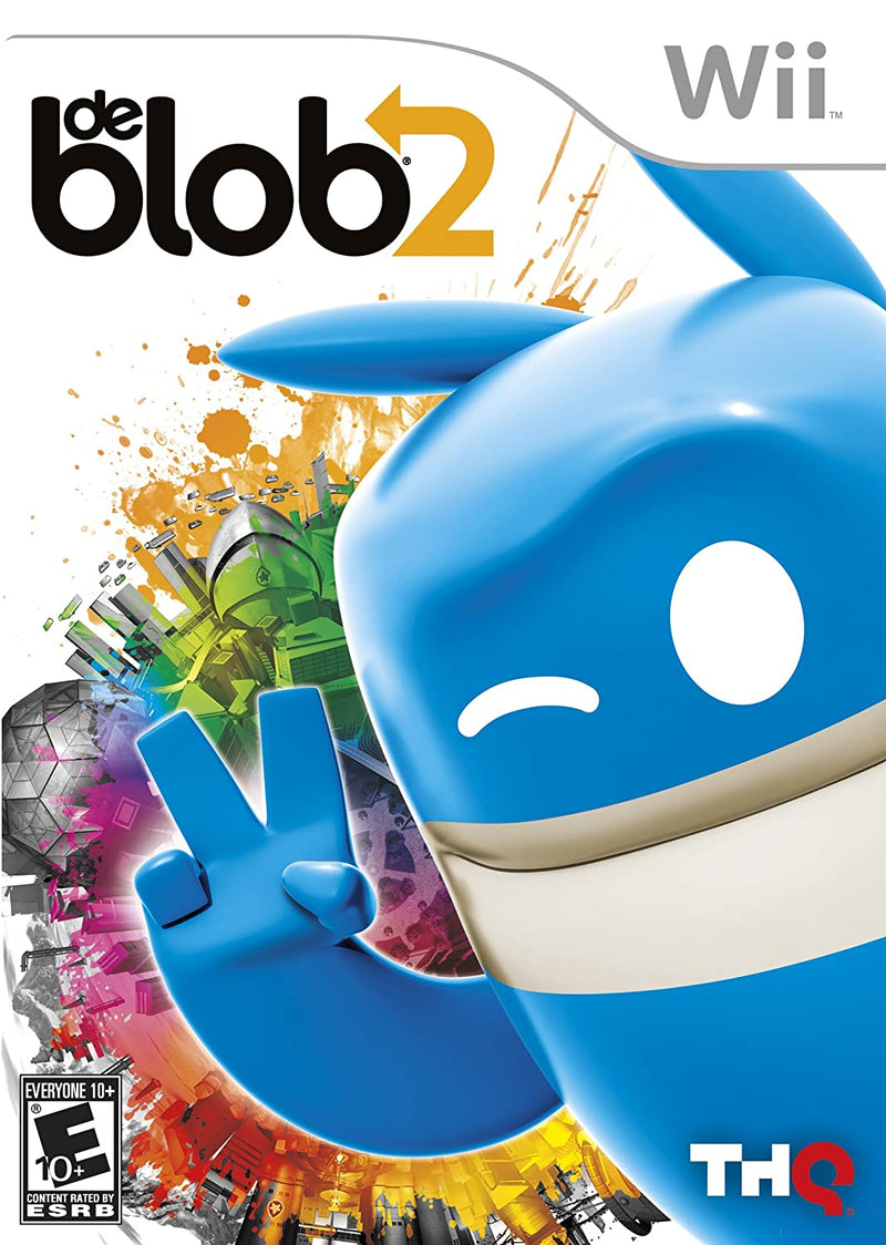 De Blob 2 Front Cover - Nintendo Wii Pre-Played