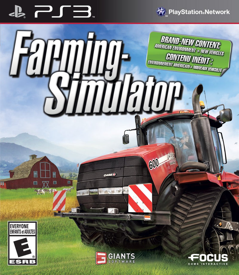 Farming Simulator Front Cover - Playstation 3 Pre-Played
