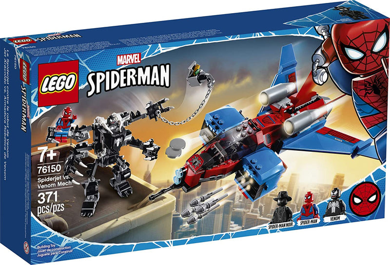 LEGO Marvel Spider-Man Spider-Jet vs Venom Mech