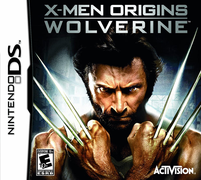 X-Men Origins Wolverine Front Cover - Nintendo DS Pre-Played