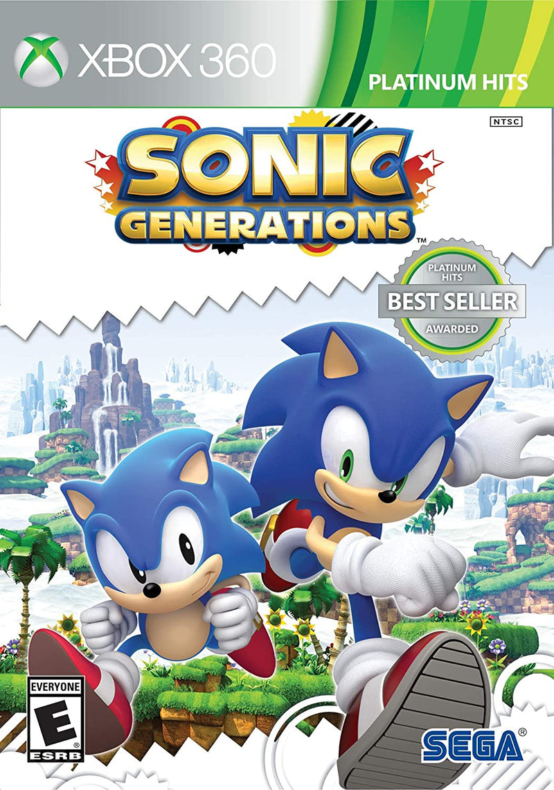 Sonic Generations Front Cover - Xbox 360 Pre-Played