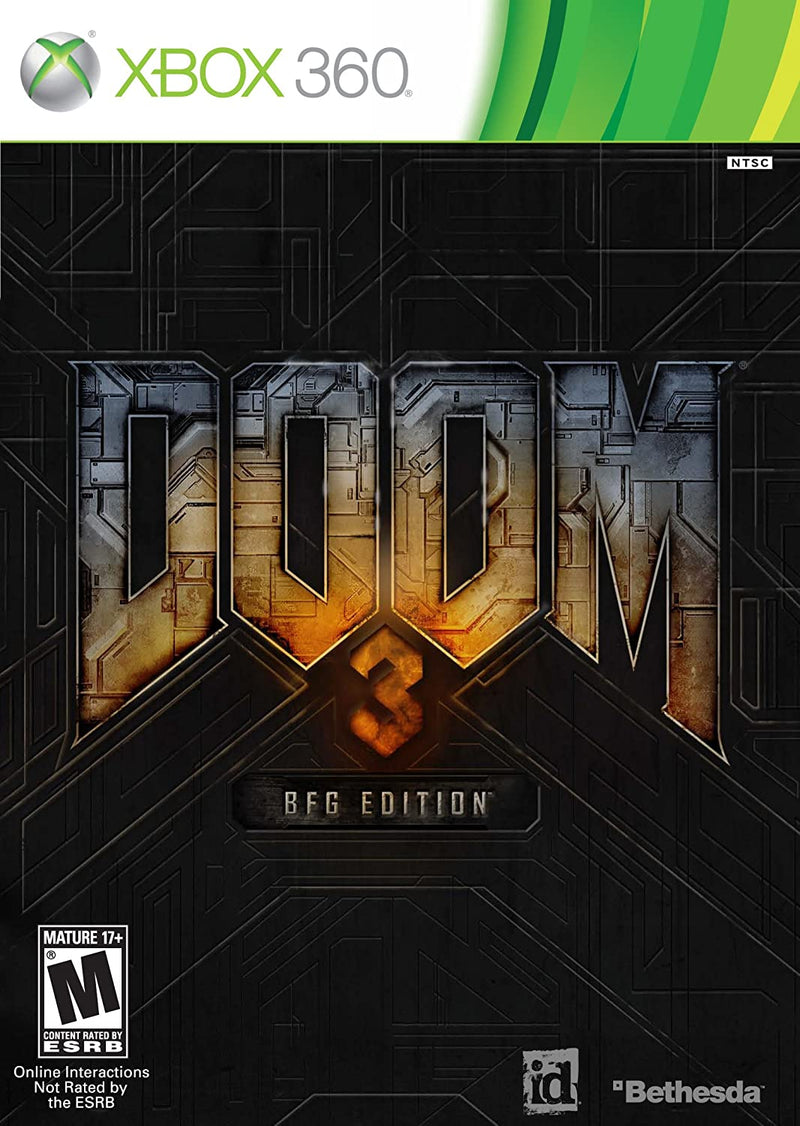 Doom 3 BFG Edition Front Cover - Xbox 360 Pre-Played