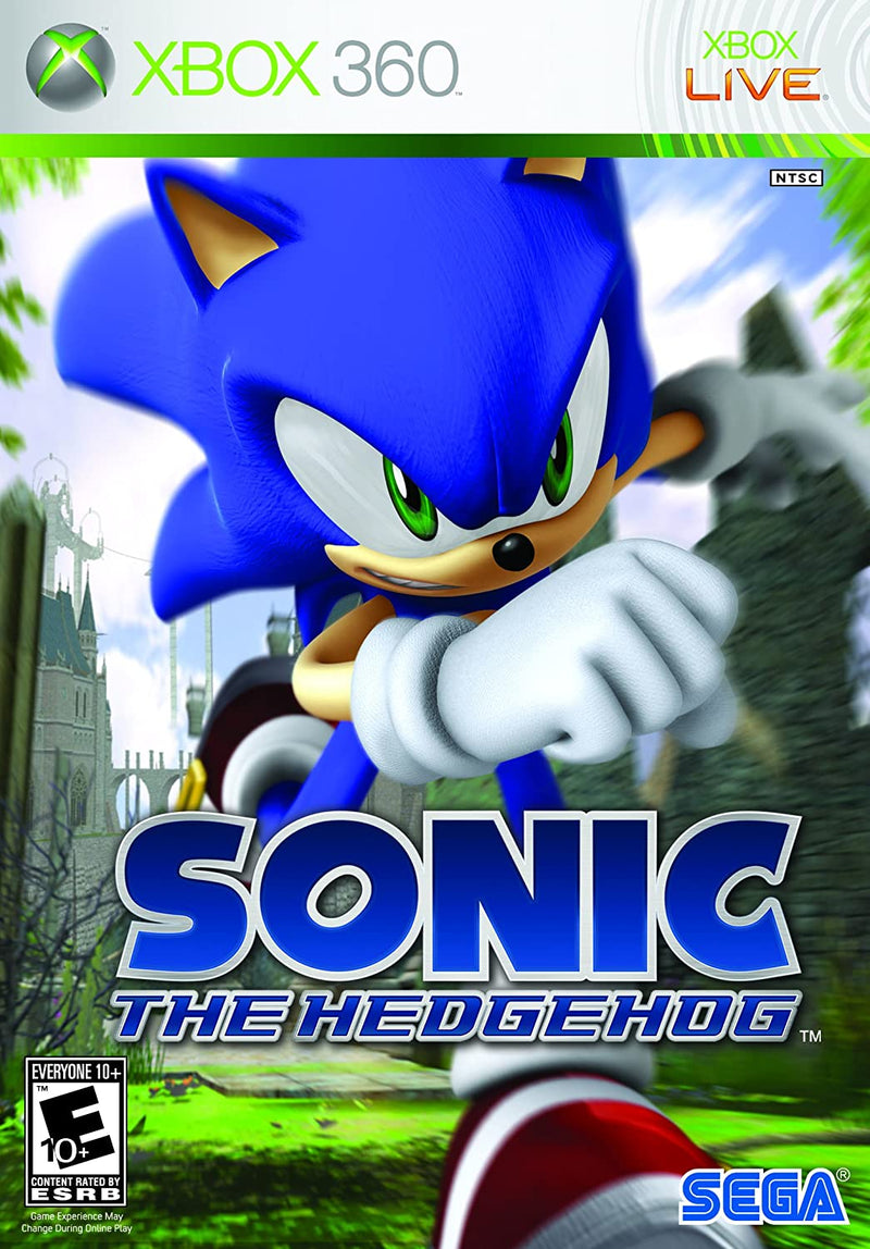 Sonic The Hedgehog Front Cover - Xbox 360 Pre-Played