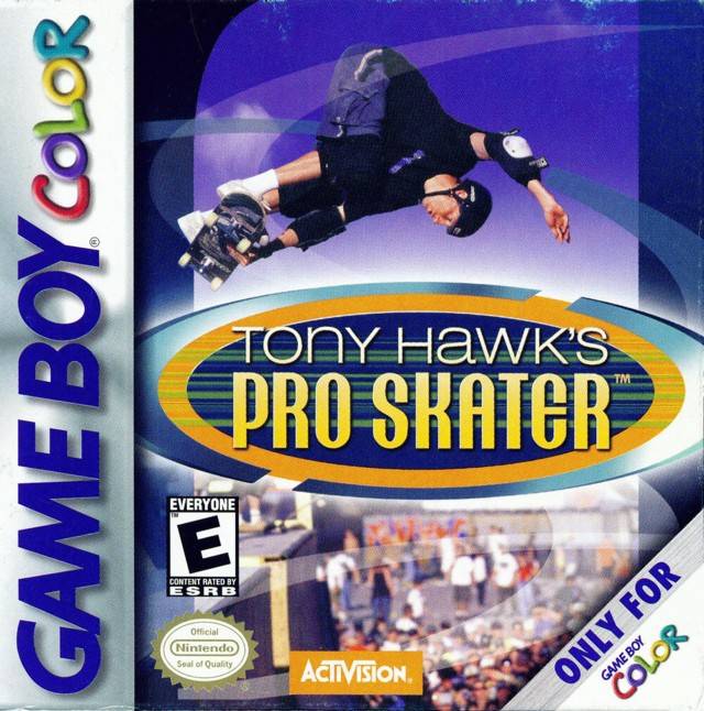 Tony Hawk's Pro Skater Front Cover - Nintendo GameBoy Color Pre-Played
