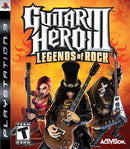 Guitar Hero III Legends of Rock Front Cover - Playstation 3 Pre-Played