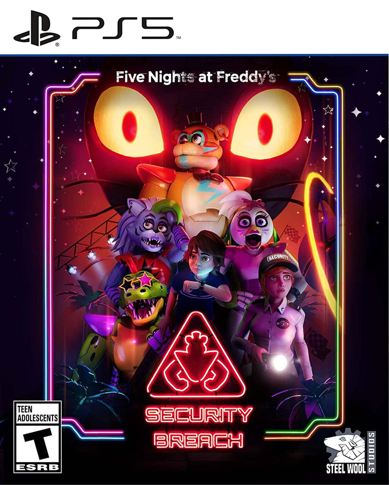 Five Nights at Freddy's Security Breach Front Cover - Playstation 5 Pre-Played