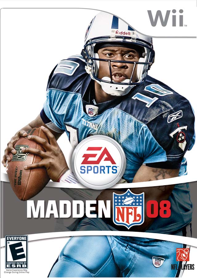 Madden 08 Front Cover - Nintendo Wii Pre-Played