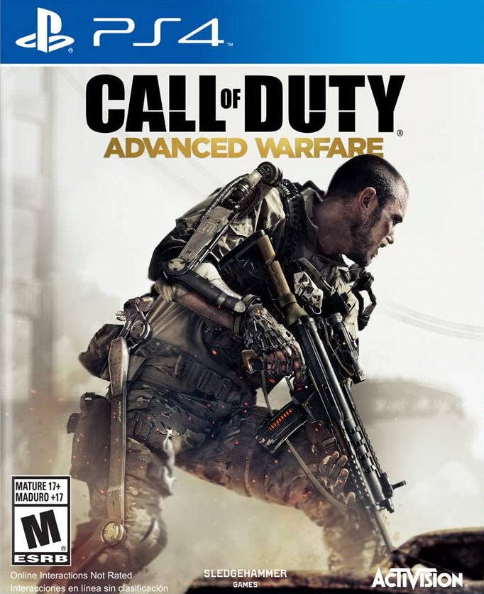 Call of Duty Advanced Warfare Front Cover - Playstation 4 Pre-Played 