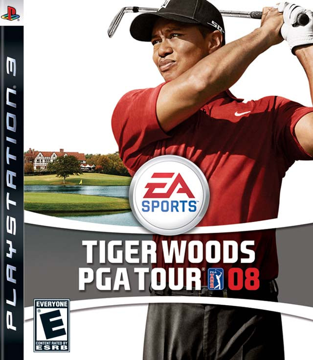 Tiger Woods PGA Tour 08 Front Cover - Playstation 3 Pre-Played