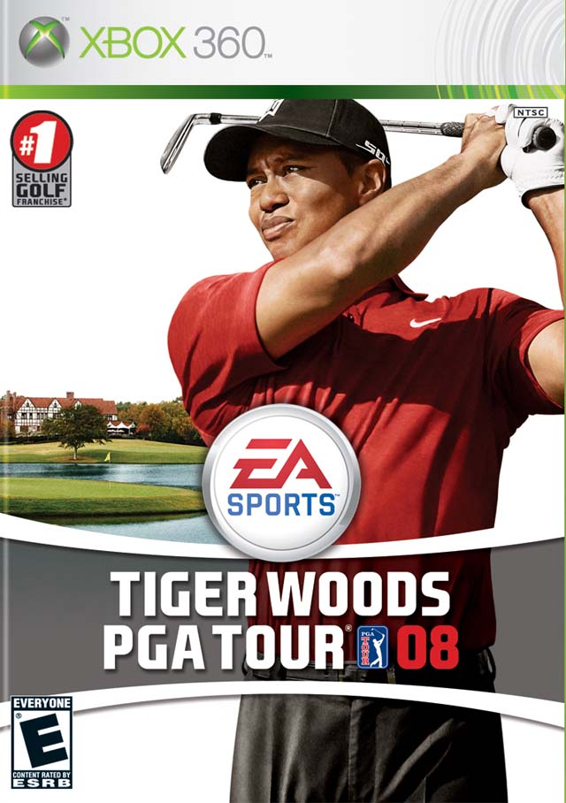 Tiger Woods PGA Tour 08 Front Cover - Xbox 360 Pre-Played
