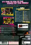 Guitar Hero Encore Rocks the 80s Back Cover - Playstation 2 Pre-Played