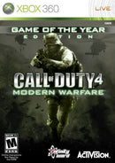 Call of Duty 4 Modern Warfare Game of the Year Front Cover - Xbox 360 Pre-Played