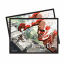 Attack on Titan Eren and Col Standard Size Deck Protector Sleeves - 65 Count