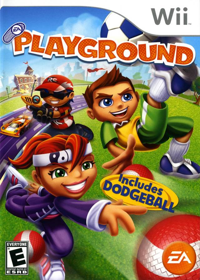 EA Playground Front Cover - Nintendo Wii Pre-Played