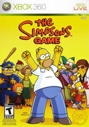 The Simpsons Game Front Cover - Xbox 360 Pre-Played