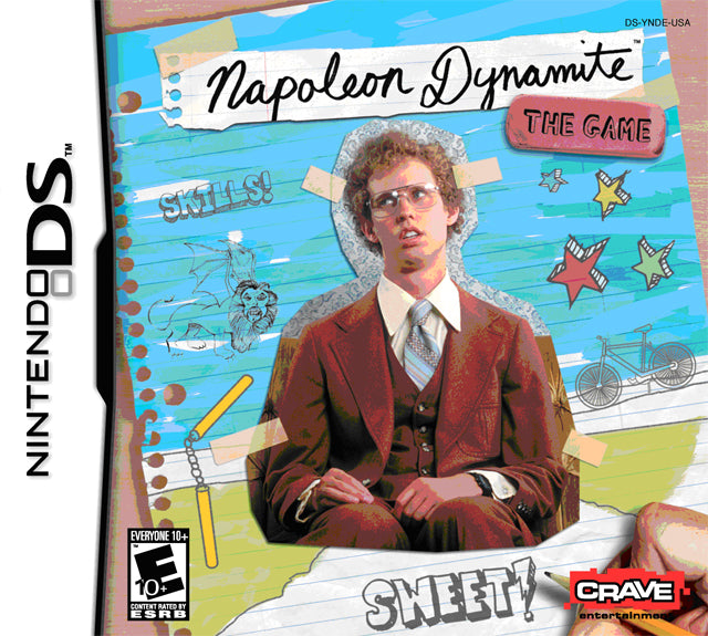 Napoleon Dynamite The Game Front Cover - Nintendo DS Pre-Played