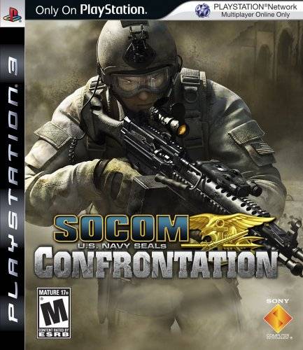 SOCOM US Navy Seals Confrontation Front Cover  - Playstation 3 Pre-Played