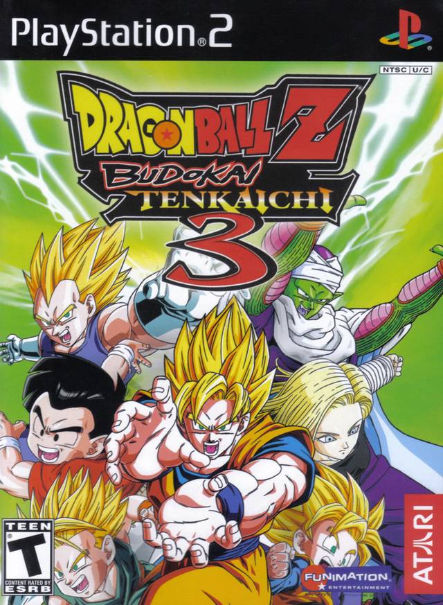 Dragon Ball Z Budokai Tenkaichi 3 Front Cover - Playstation 2 Pre-Played