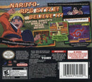 Naruto Path of the Ninja Back Cover  - Nintendo DS Pre-Played