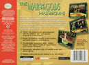 War Gods Back Cover - Nintendo 64 Pre-Played