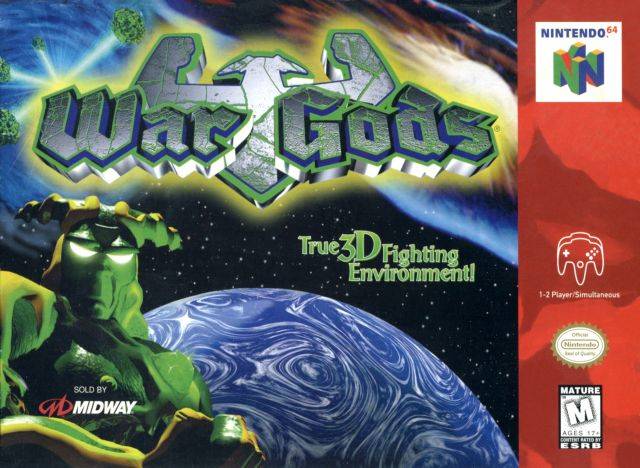 War Gods Front Cover - Nintendo 64 Pre-Played