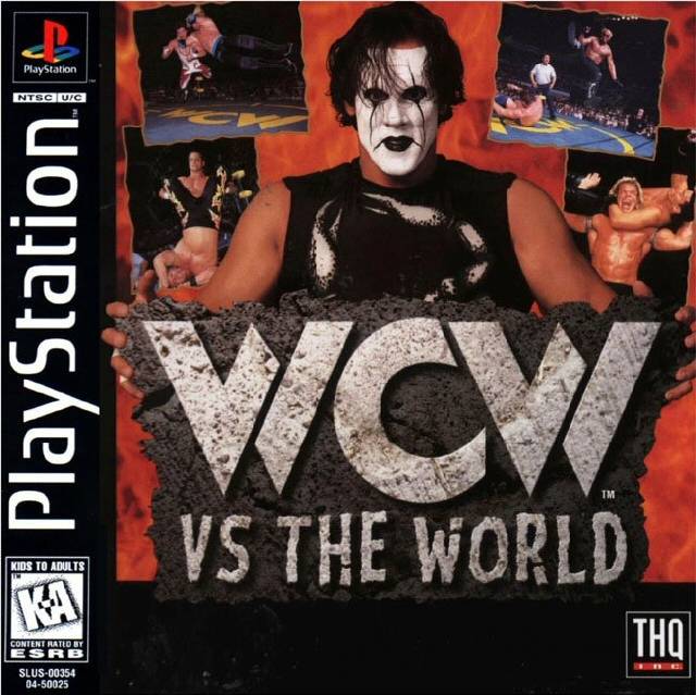 WCW vs World Front Cover - Playstation 1 Pre-Played