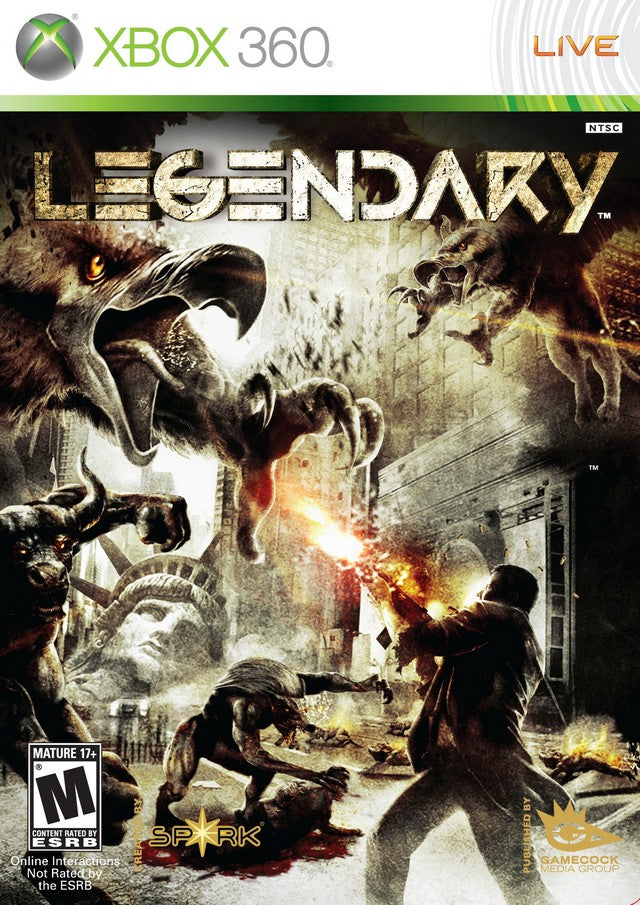 Legendary Front Cover - Xbox 360 Pre-Played