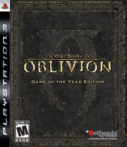 The Elder Scrolls IV Oblivion Game of the Year Edition Front Cover - Playstation 3 Pre-Played