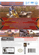 MX vs ATV Untamed Back Cover - Nintendo Wii Pre-Played