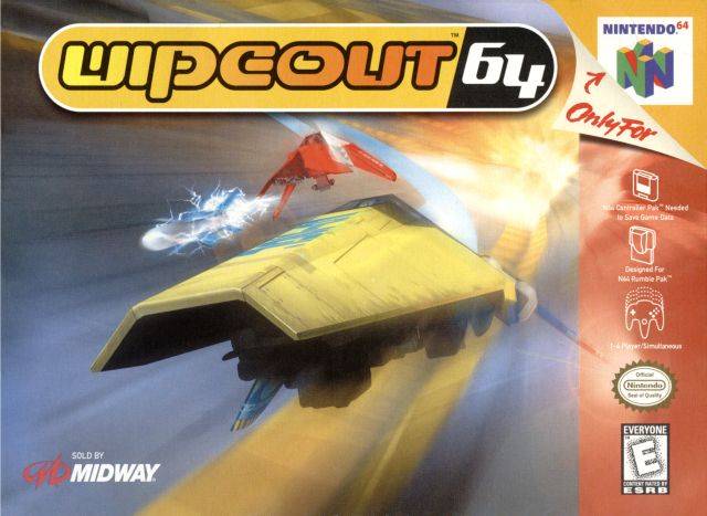 Wipeout 64 Front Cover - Nintendo 64 Pre-Played