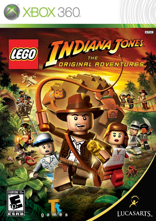 LEGO Indiana Jones: The Original Adventures Front Cover - Xbox 360 Pre-Played