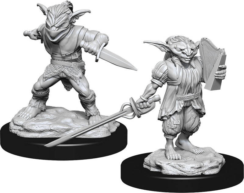 Male Goblin Rogue & Female Goblin Bard W15 - Dungeons & Dragons Nolzur`s Marvelous Unpainted Miniatures