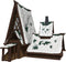 The Lodge Papercraft Set - Dungeons & Dragons: Icons of the Realms - Icewind Dale: Rime of the Frostmaiden