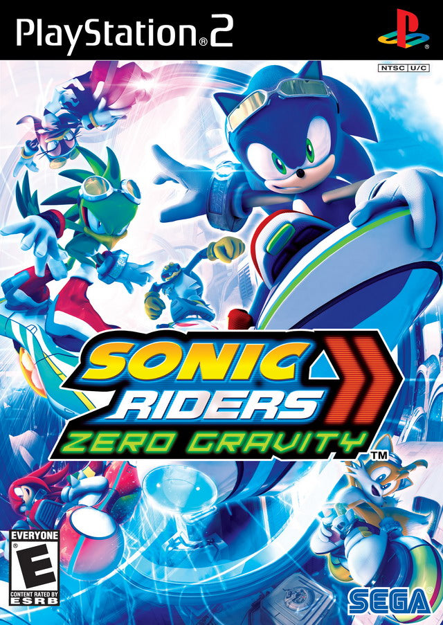 Sonic Riders Zero Gravity Front Cover - Playstation 2 Pre-Played