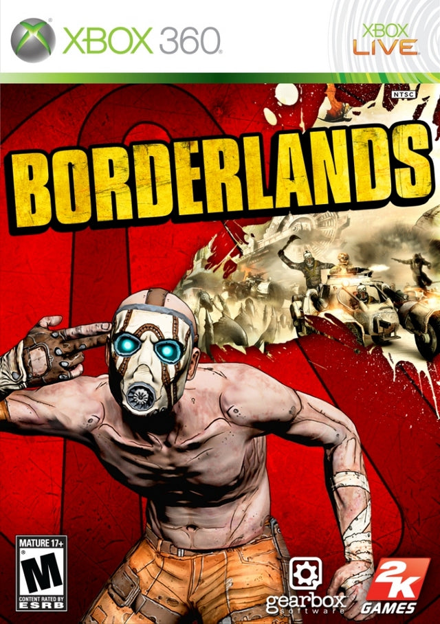 Borderlands Front Cover - Xbox 360 Pre-Played