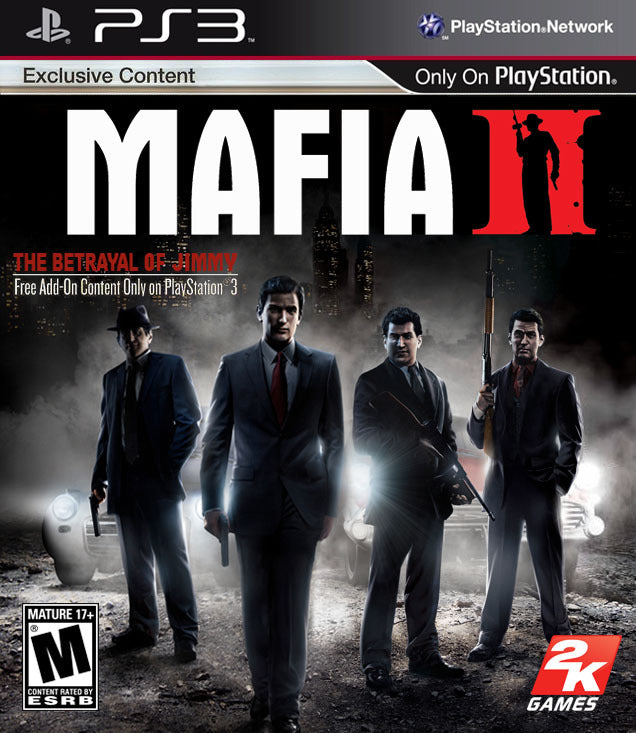 Mafia 2 Front Cover - Playstation 3 Pre-Played
