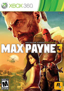 Max Payne 3 Front Cover - Xbox 360 Pre-Played