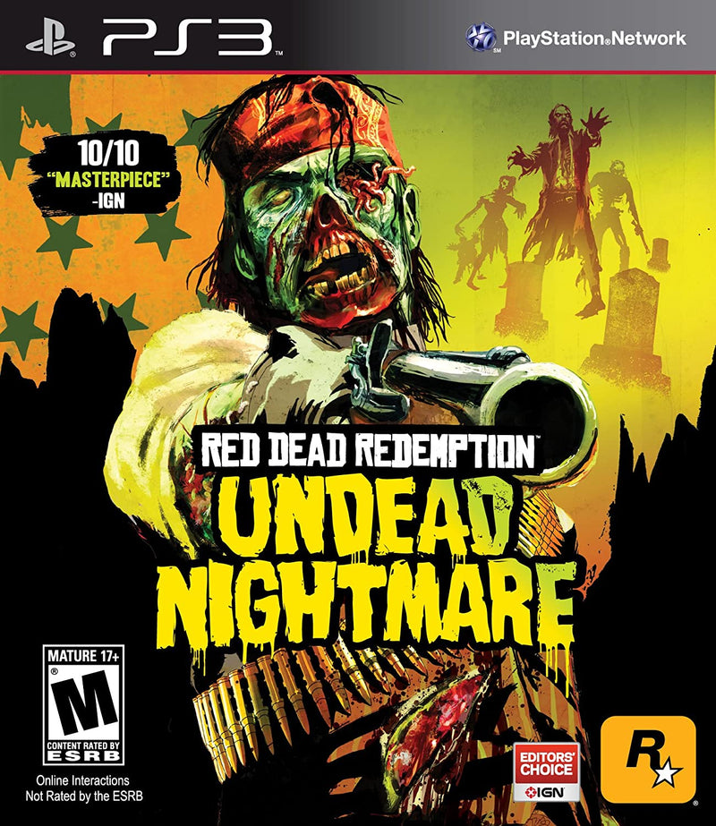 Red Dead Redemption Undead Nightmare Front Cover - Playstation 3 Pre-Played