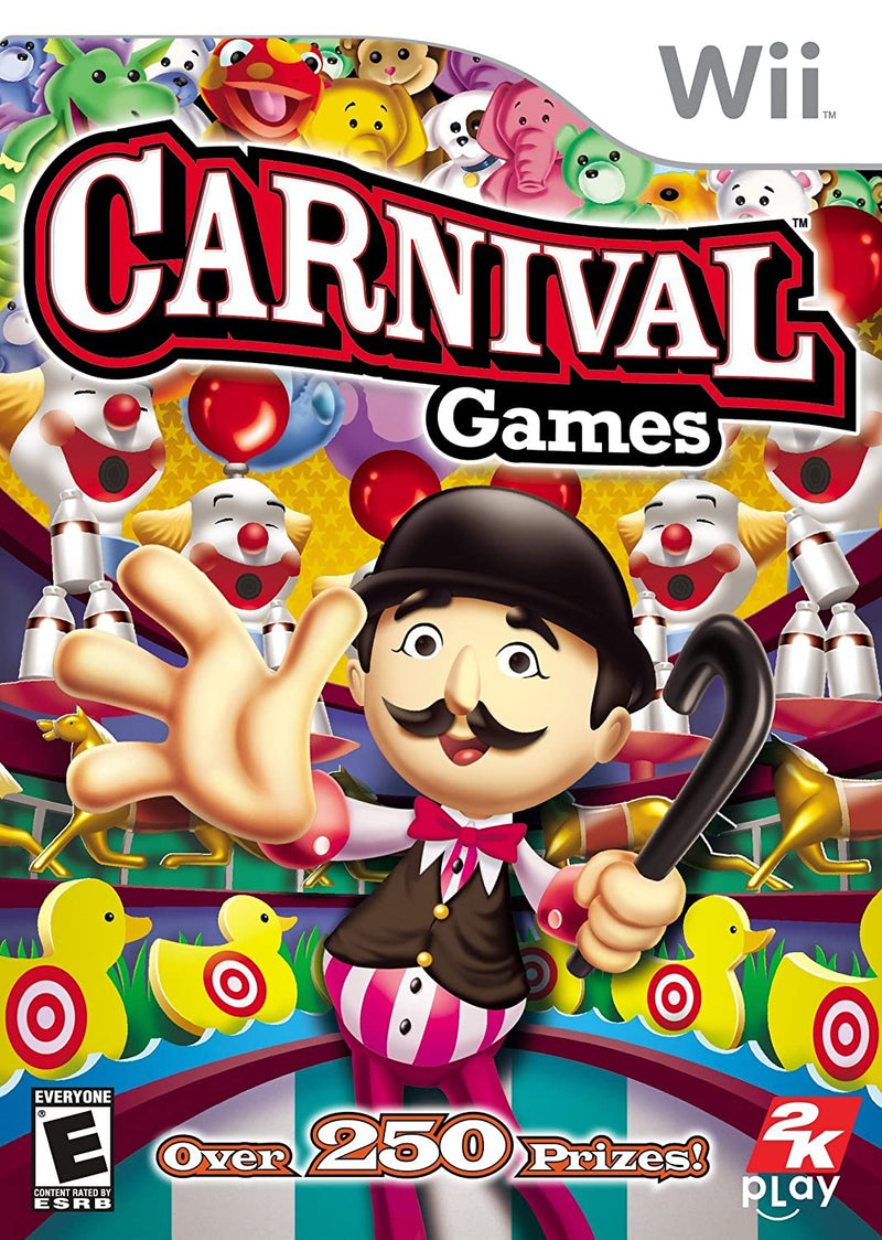 Carnival Games Front Cover - Nintendo Wii Pre-Played