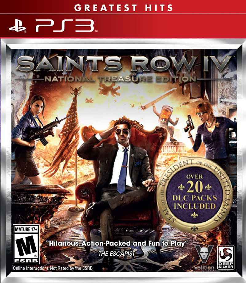 Saints Row IV National Treasure Edition Front Cover - Playstation 3 Pre-Played