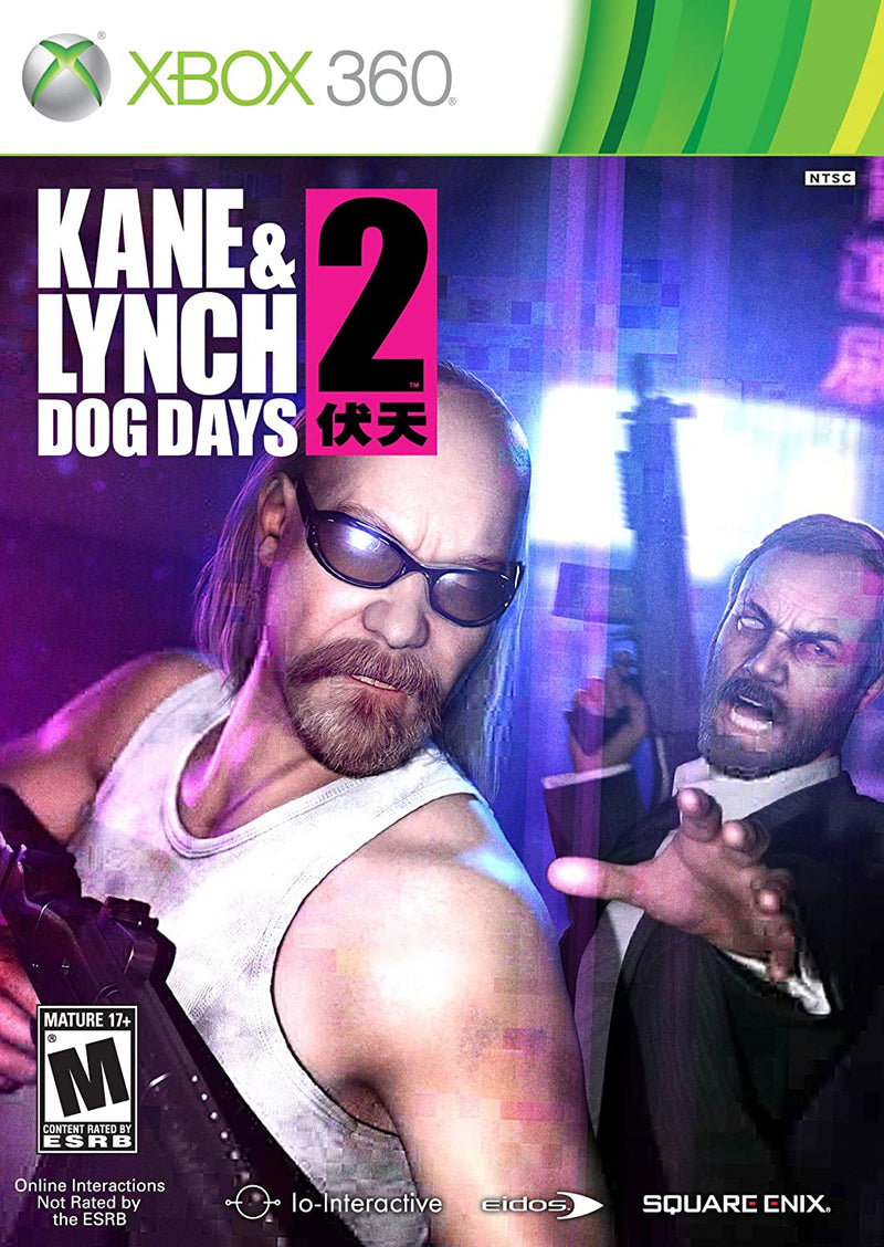 Kane & Lynch 2 Dog Days Front Cover - Xbox 360 Pre-Played